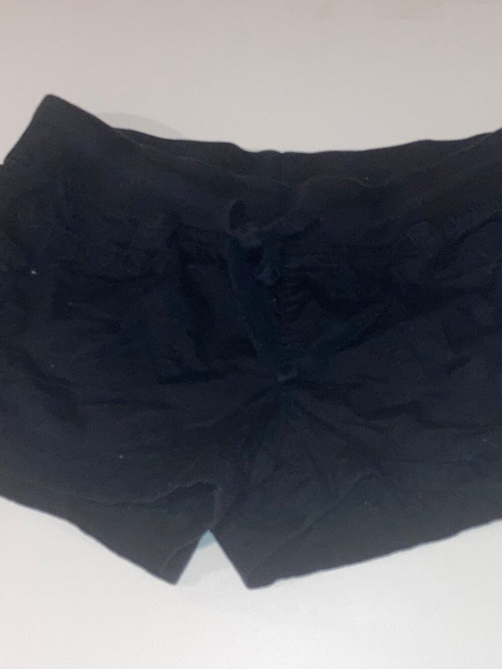 Vintage Bugle Boy for Her Casual Small Black Drawstring Shorts